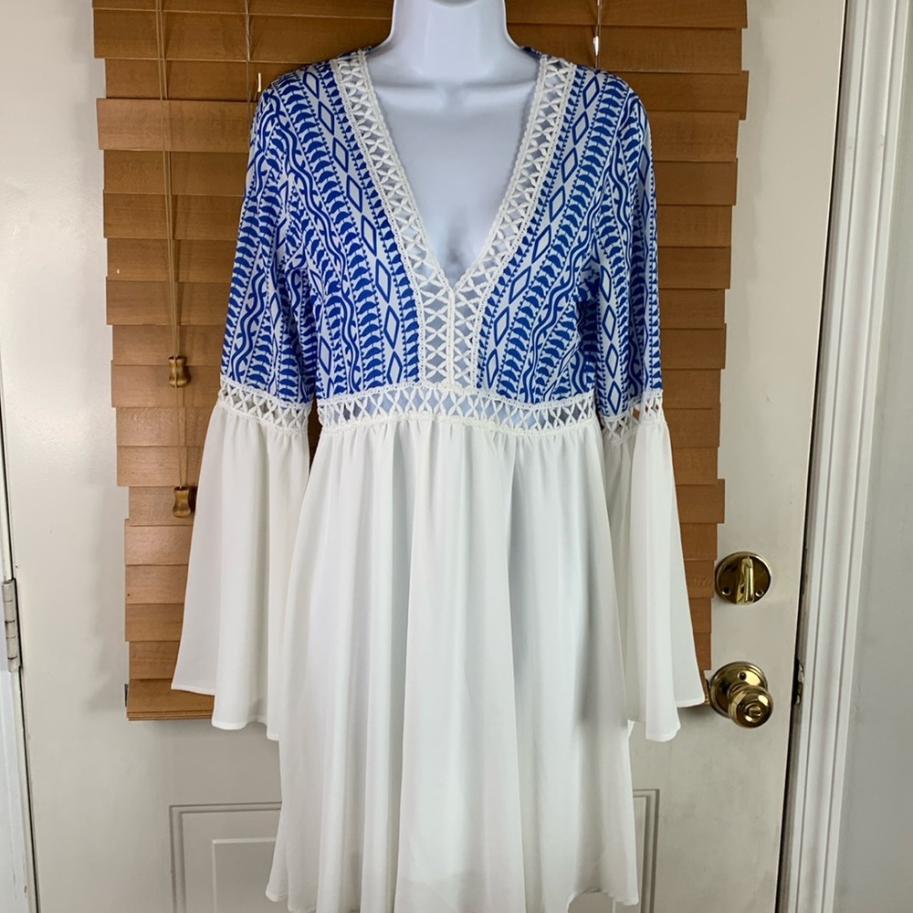 SHEIN flair sleeves top size medium